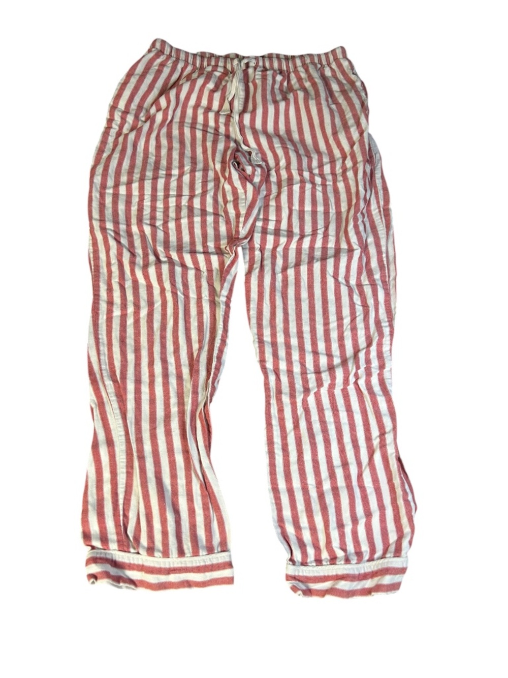 Stars Above Red & White Striped Flannel Pajama Pants - Size S